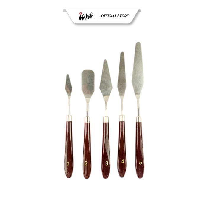 

Seka - Maketh Painting Knife Paint Pisau Palet Lukis Set 5 Ct-Pkwc