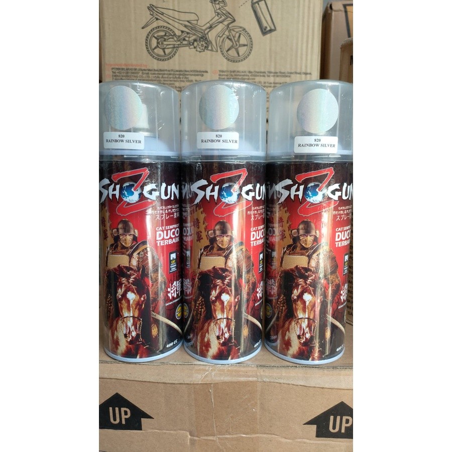 READY STOCK- pilok pilox shogunz cat duco shogun rainbow silver 820 400cc