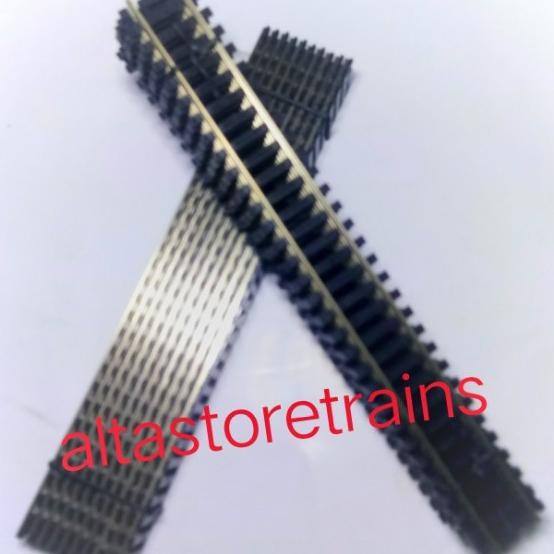 Miniatur Kereta api Rel lurus nikel silver TA