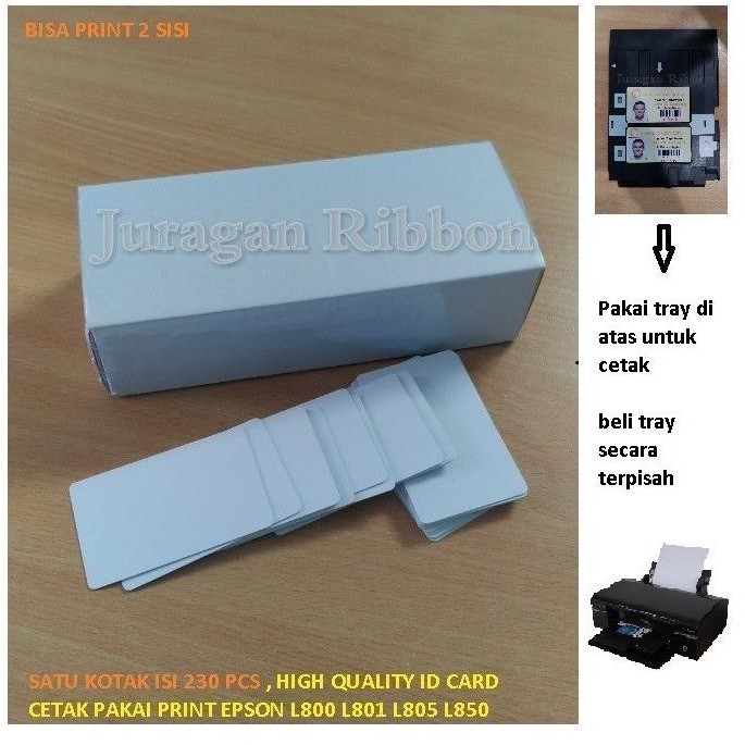 

TERMURAH - inkjet ID Card satu kotak isi 230 pcs grade A