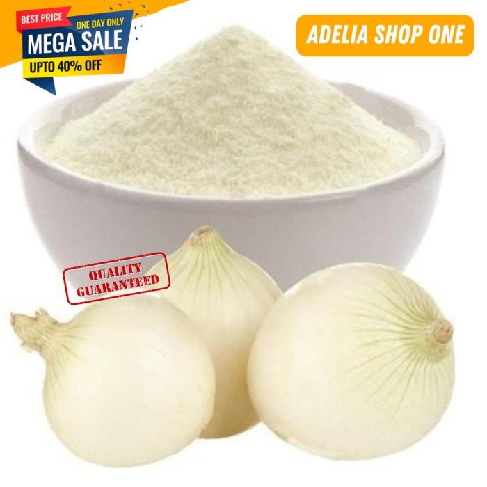 

ONION POWDER - 100% 35 GRAM BAWANG BOMBAY BUBUK 35 GRAM PILIHAN TERBAIK!!
