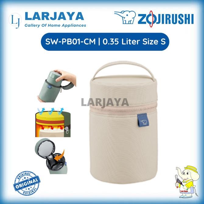 Tas Food Jar Zojirushi (Size S) SW-PB01 | Lunch Jar 0.35 Liter