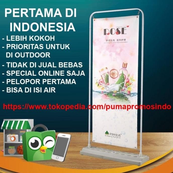 

TERBARU - STANDING DOOR FRAME uk 60 x 160 ( bisa di isi air air )