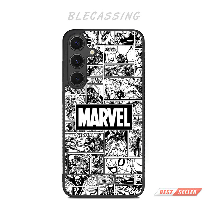 Hardcase Casing Samsung Galaxy S25 S24 S23 S22 S21 S20 A56 FE Plus Ultra 5G Marvel BC610 Case