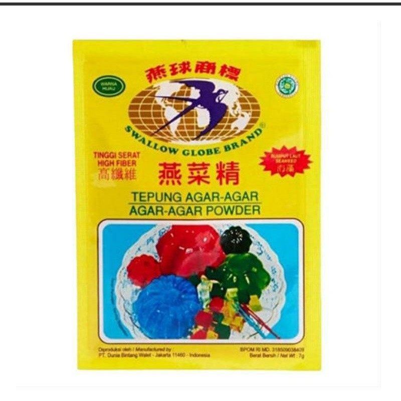 

AGAR SWALLOW HIJAU 7 GRAM