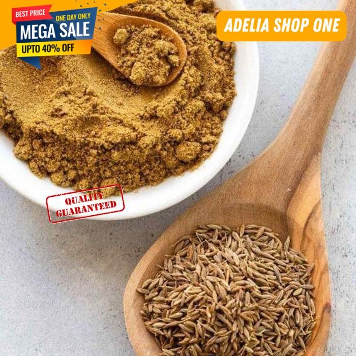 

PURE CUMIN POWDER JINTEN BUBUK MURNI 500GRAM PRAKTIS!!