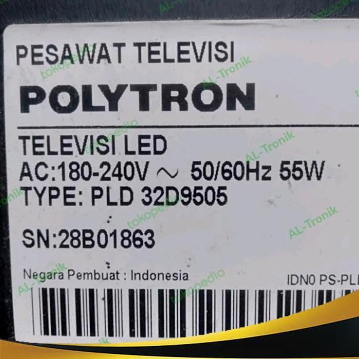 | ATO | 1 SET SPEAKER TV LED POLYTRON 32 INCH TYPE PLD 32D9505 SPIKER PLD32D9505 6 OHM 15 WATT
