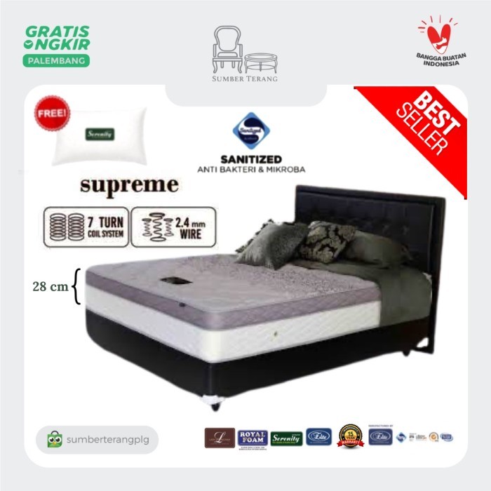 Serenity Elite Spring Bed / Matras Serenity Elite Supreme /Kasur Elite