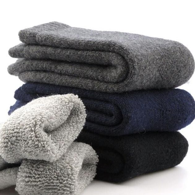 Kaos Kaki Musim Dingin Winter So Wool Bulu Domba Pria K-A01 - 04