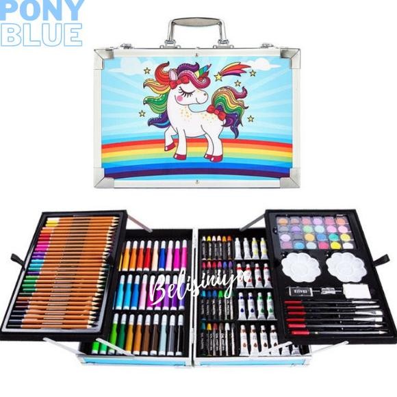 

CRAYON ART SET KOPER SET CRAYON MEWARNAI ANAK ALAT LUKIS ANAK 145 PCS GS