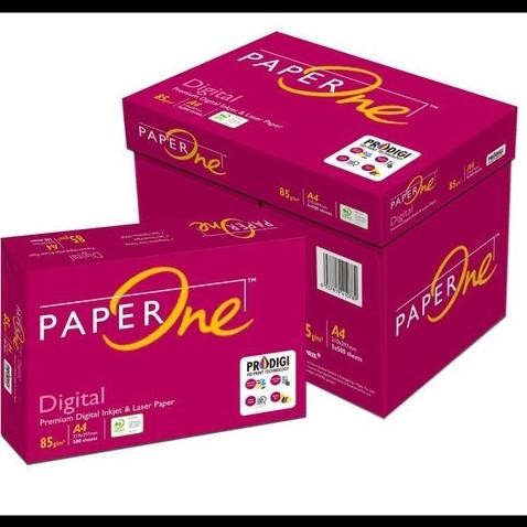 

[PER DUS] KERTAS HVS A4 - F4 80gr - 85gr PAPERONE