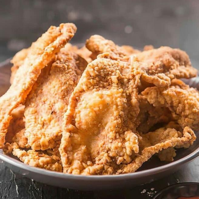 

Keripik Kulit Ayam Crispy 250Gr !!!