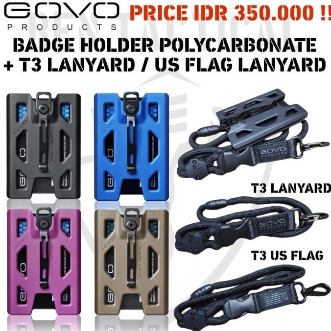 

TERBARU - GOVO BADGE HOLDER POLYCARBONATE + LANDYARD