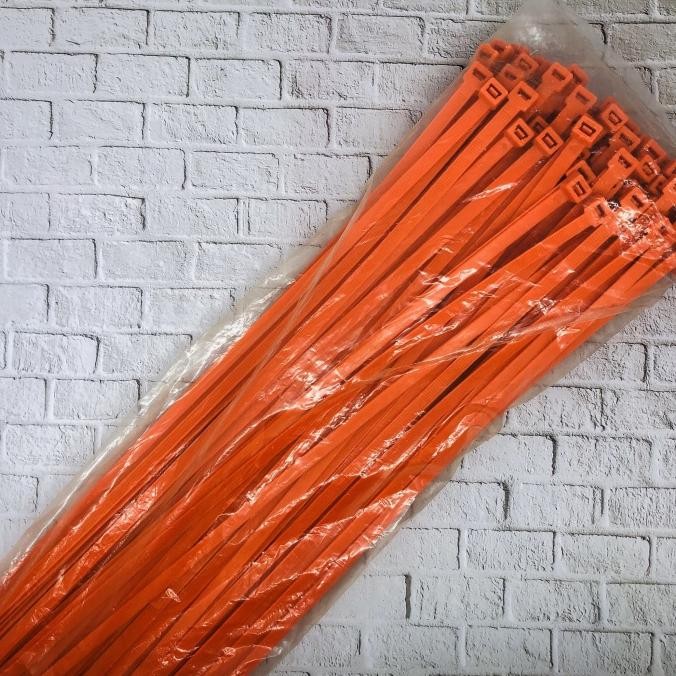 

BEBAS ONGKIR - HZ Cable Ties 9 x 550 mm Color/warna orange/kabel tis oren/cable tie