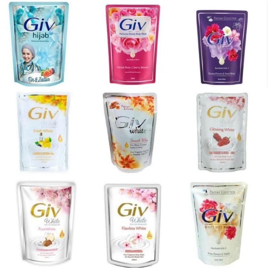SABUN MANDI GIV CAIR 60ml WHITE SKIN CARE PERAWATAN TUBUH KECANTIKAN BODY WASH GIVE BEAUTY BAR WHITE