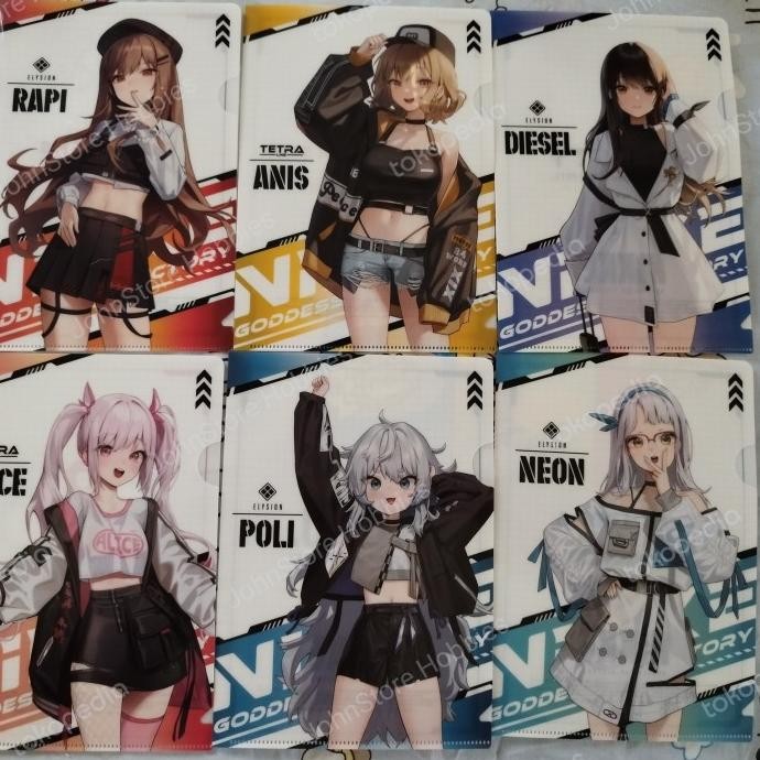 

TERMURAH - Nikke X FamilyMart A5 Clear File (Ver. 2)