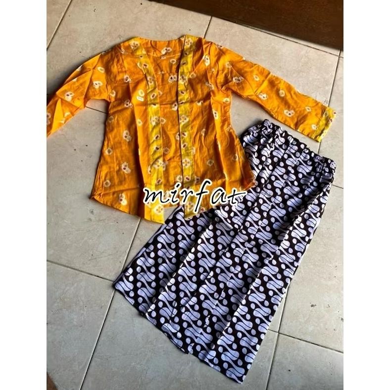 Big Sale Setelan Jumputan Anak (Rok +Baju Jumputan) Premium