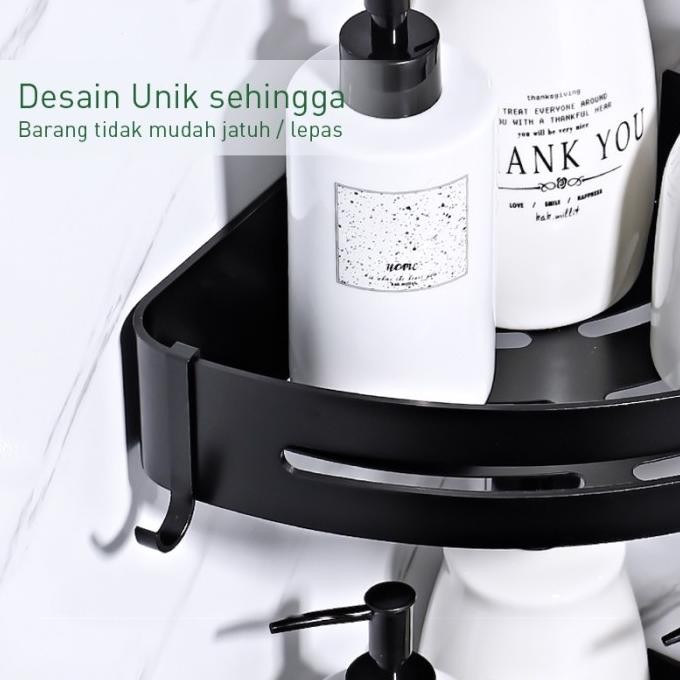 Rak Sudut Serbaguna / Rak Sudut Kamar Mandi Dapur / Rak Sudut Dapur  Ready