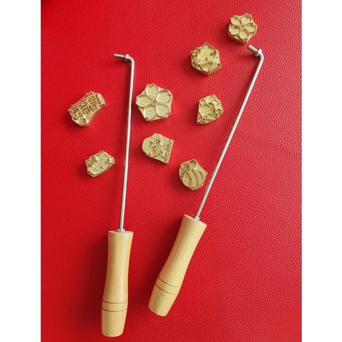 

Tongkat Hotstamp / Stick Hot stamp Wood Handle 28cm