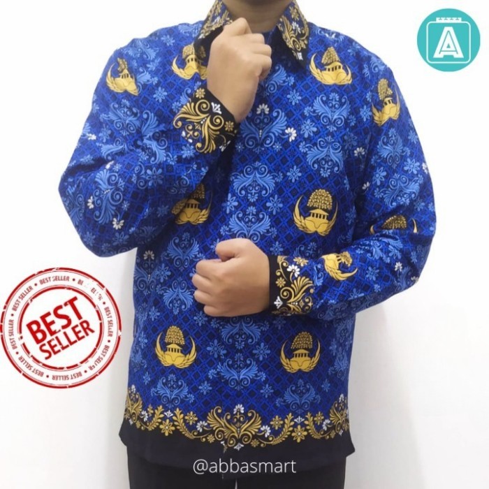 Batik Korpri Pria Ada Minus (Furing) C40S Baru!!