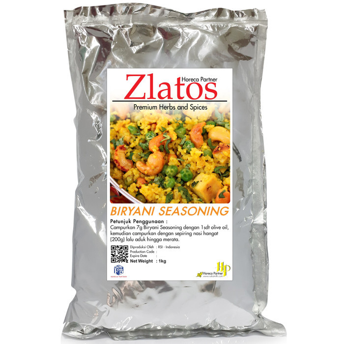

Lhiu Bumbu Biryani Seasoning / Bumbu Biryani Instan (Tanpa Beras) 1Kg