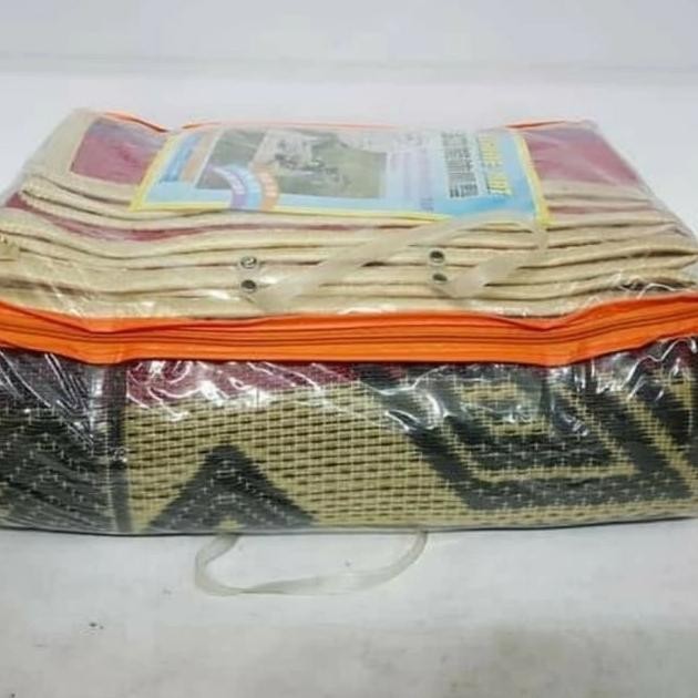 Tikar Piknik Lipat Tikar Plastik Uk 4X3 Karpet Tiker