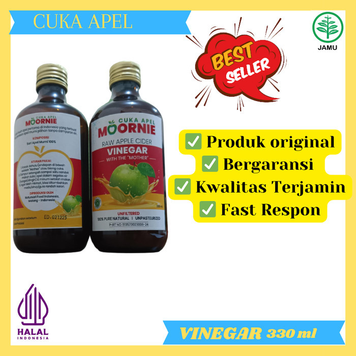 

Cuka Apel Moornie Organik Vinegar Apple Anti Kolesterol & Alkohol