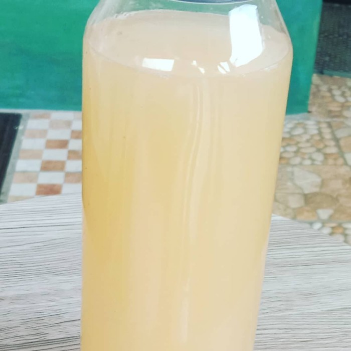 

cuka apel dengan inangnya/Apple cider vinegar with mother