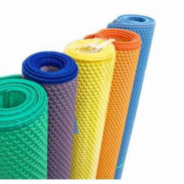 Karpet Tikar Lantai Plastik Spon Polos Bentol / Matras Plastik