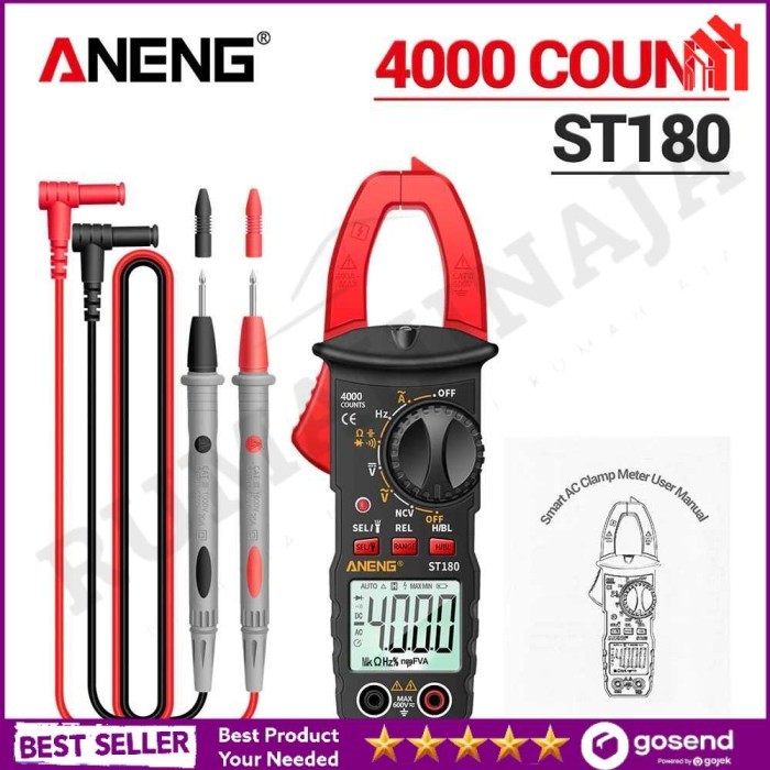 Cuci Gudang Tang Ampere Multitester Digital Multimeter Meter Watt Ac Dc Voltage Termurah