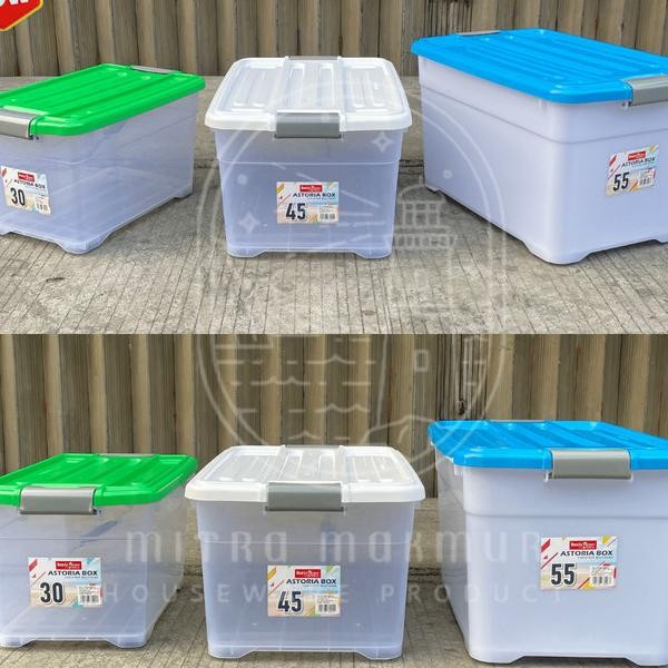 Kontainer Box Roda 30 45 55 Liter Basic Home Lion Star Container Box