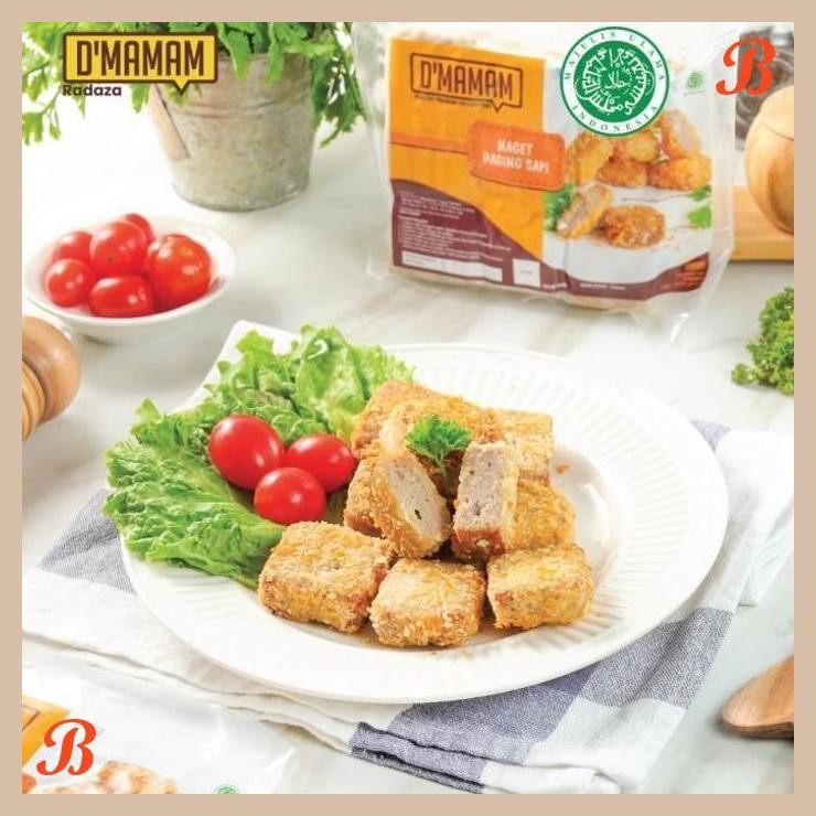 

| NN | D'MAMAM NUGGET DAGING SAPI NO MSG / HALAL, BPOM (8 - 10PCS) 225 GRAM