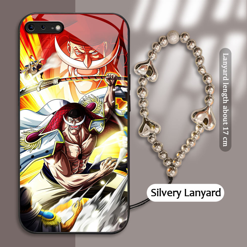 For Apple iPhone 6 6S 7 8 Plus SE2020 se2022 Casing Skin Handphone  One Piece Edward Newgate Glass k