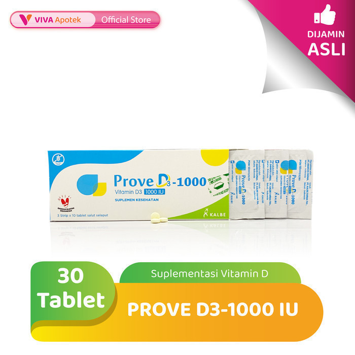 Prove D3-1000 IU Suplementasi Vitamin D (30 Tablet)