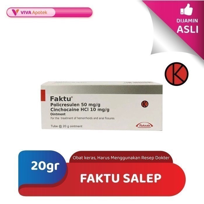 Faktu Salep / Wasir / Bengkak Pada Anus / Ambeien (20 Gram)