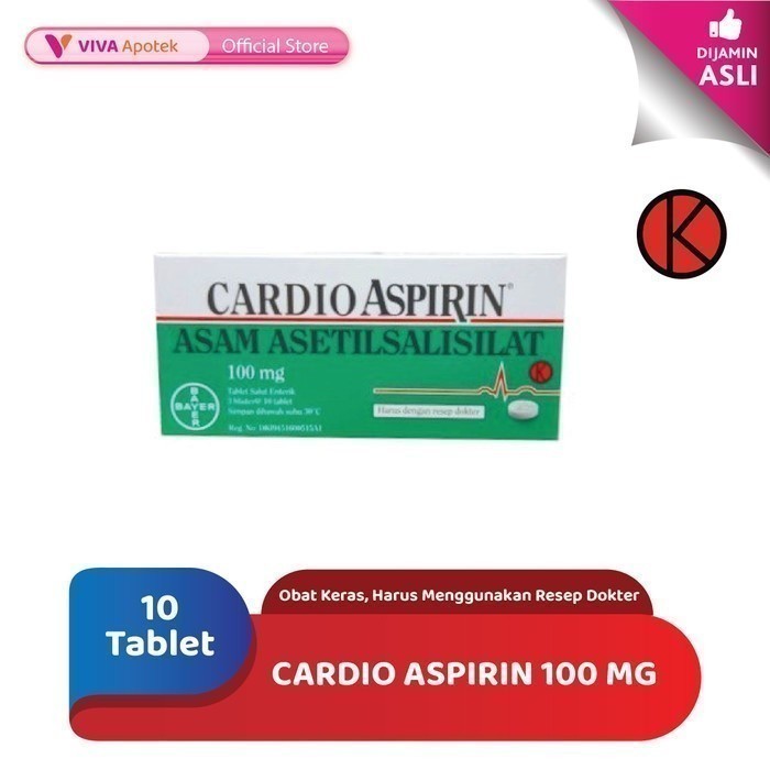 Cardio Aspirin 100 mg (10 Tablet)