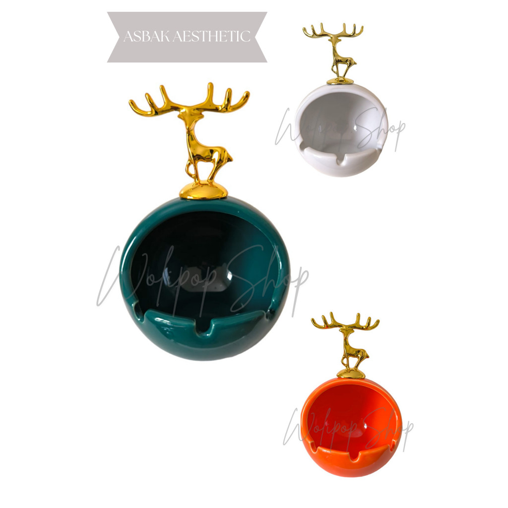 Asbak Aesthetic Asbak Keramik Asbak Mewah - Hiasan Ruang Tamu