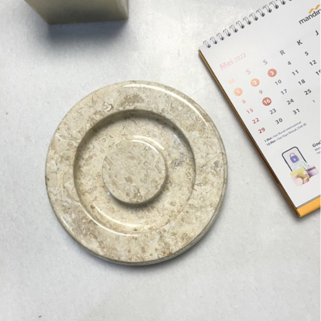 Marble ashtray/asbak marmer tempat puntung rokok