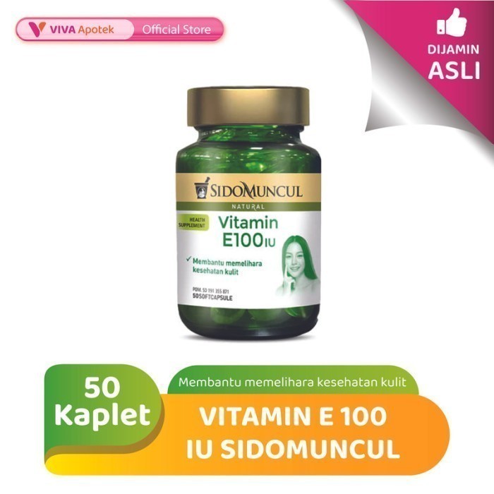 Vitamin E 100 IU Sidomuncul (50 Kaplet)