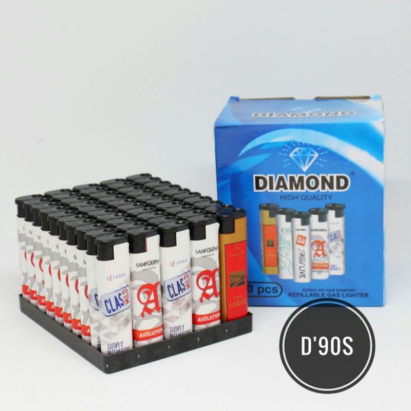 Korek Api Gas Diamond Bara DM 415 isi 50