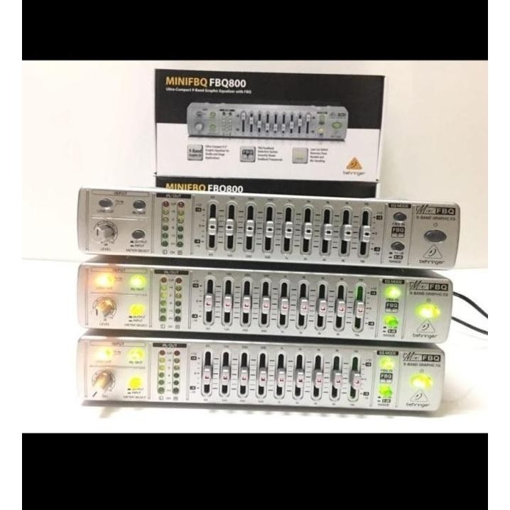 BEHRINGER MINI FBQ800 EQUALIZER FBQ800 FBQ 800