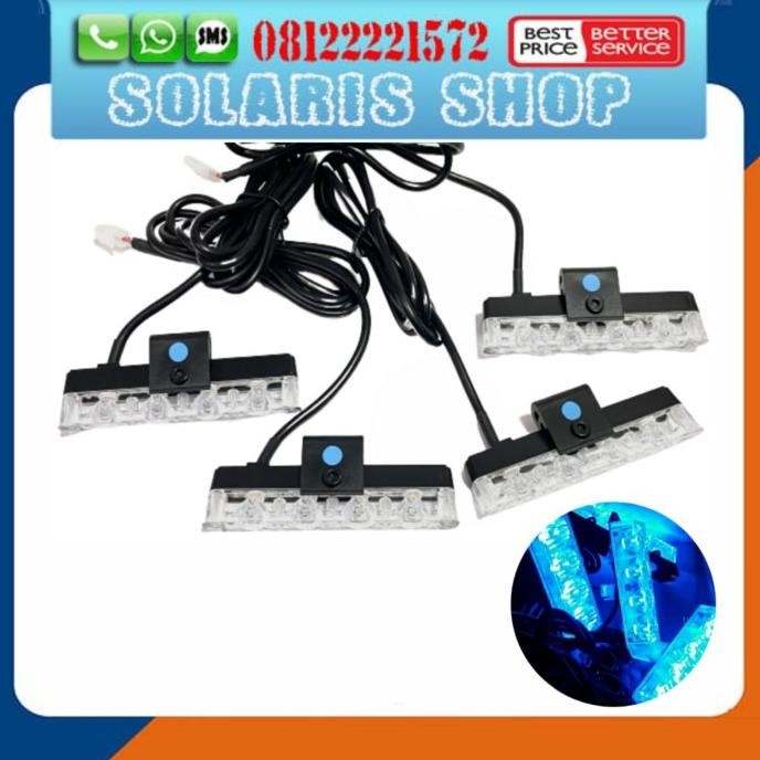 Lampu LED Strobo Grill/Lampu LED Strobo Set/LED Strobo 4 Titik++++....