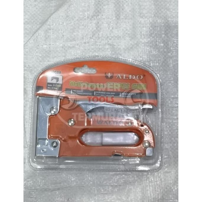 

STAPLER GUN TACKER ALDO GTC-08 GUN TUCKER STAPLE GUN STEPLES TEMBAK ORIGINAL DAN TERPERCAYA