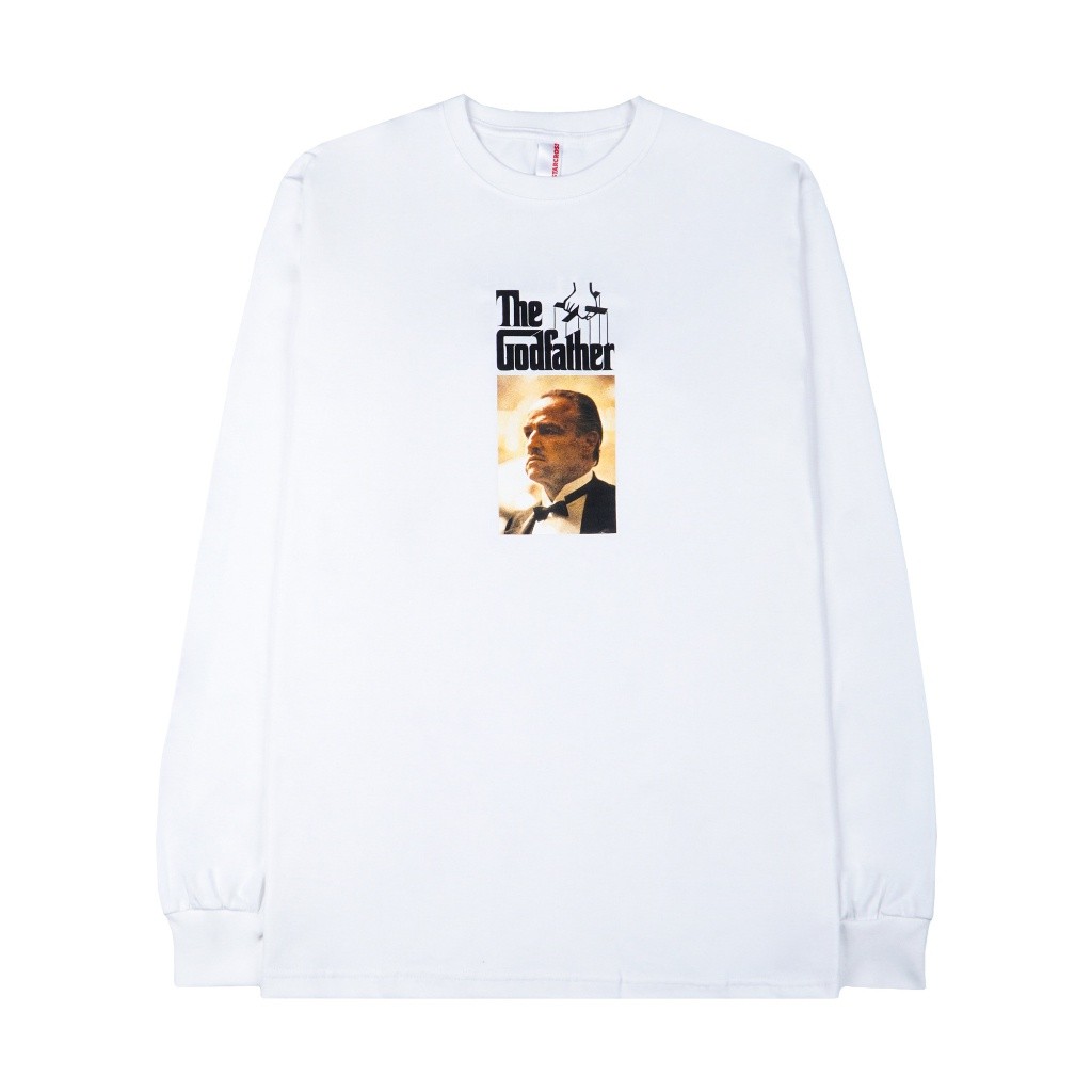 COLLABS THE GODFATHER  Long Sleeve - TGF LS-DON WORDS - White