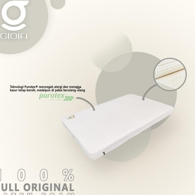 Gioia - Matras Kasur Bayi Untuk Baby Box Crib Latex - 120 X 70 X 8Cm