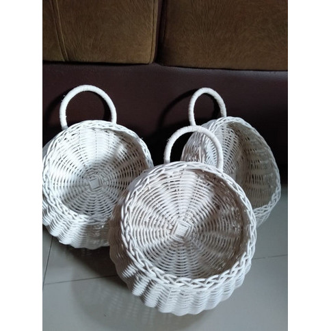 READY VAS DINDING ROTAN POT GANTUNG
