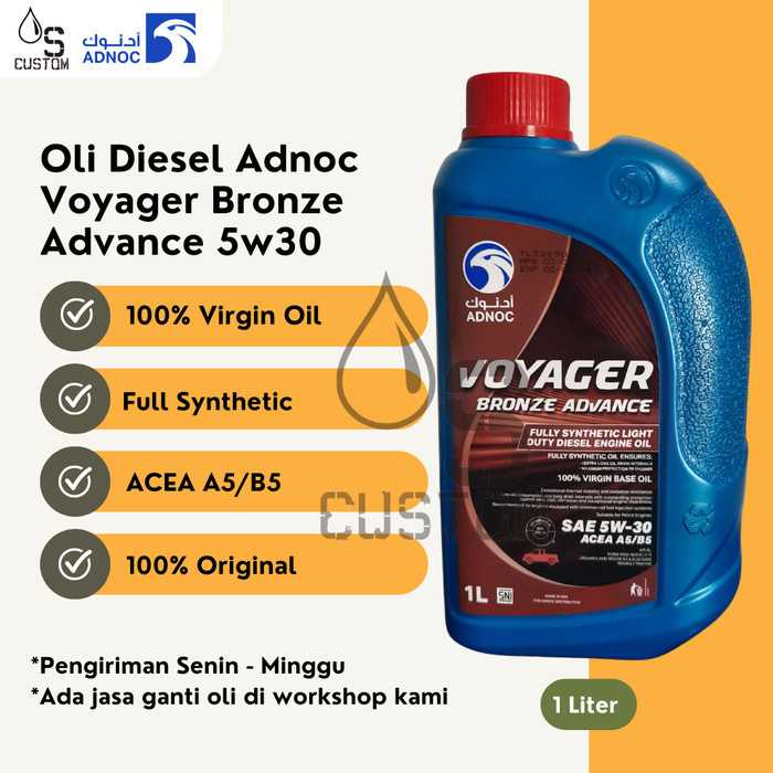 OLI DIESEL ADNOC VOYAGER BRONZE ADVANCE 5W30 FULL SYNTHETIC