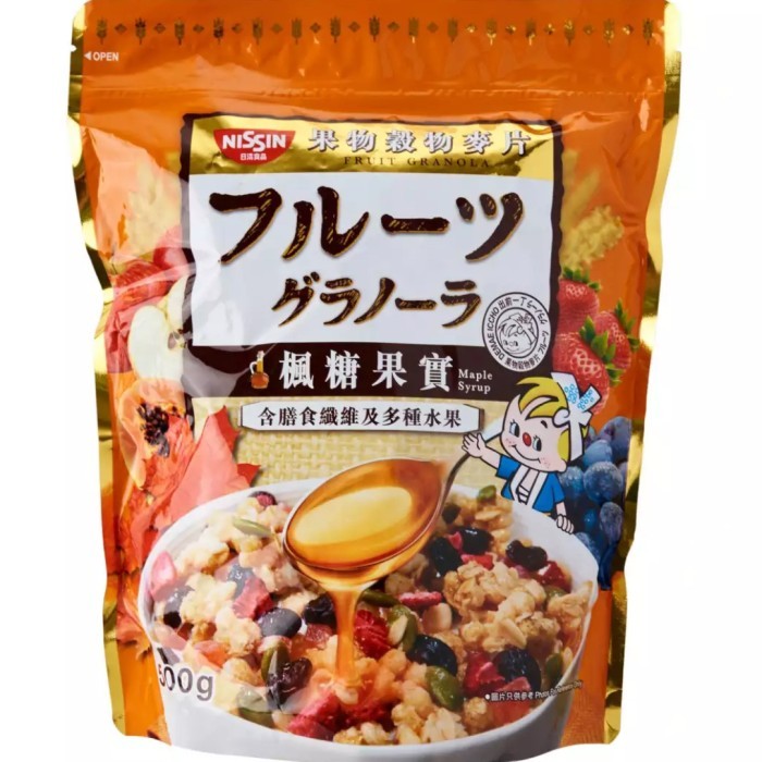

New Nissin Breakfast Maple Syrup Granola Japan Granola 500G