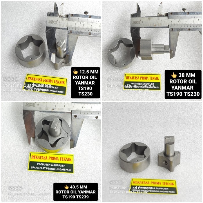 ] TS190 TS230 ROTOR POMPA OLI OIL YANMAR TS 190 230 19 23 HP PK