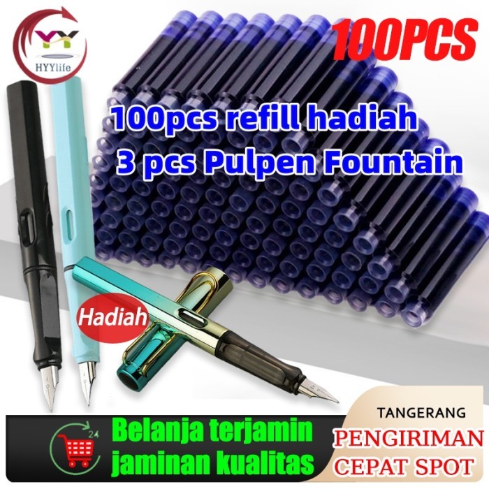 

Fountain Pen Set/Nib Kaligrafi Pena Multi Fungsi Pulpen Alat Tulis